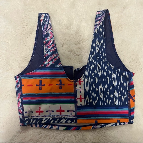 Free People Movement Ashford Lose Control Bra Colorful Sport Top size Small - Picture 5 of 9